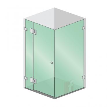 3 PANEL A (CORNER SHOWERS) HARDWARE AVALIABLE IN 8 COLORS 