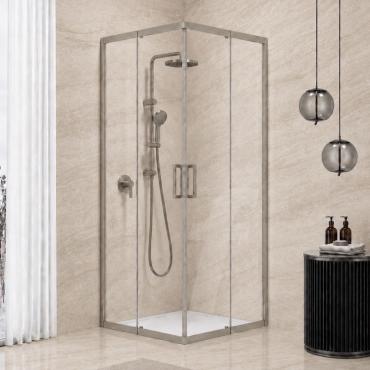 AVANTI : CORNER SLIDING - BRUSHED NICKEL