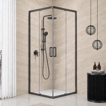 AVANTI : CORNER SLIDING - BRUSHED GUNMETAL