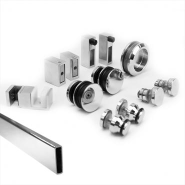 STYLE SLIDING SHOWER HARDWARE (Chrome)