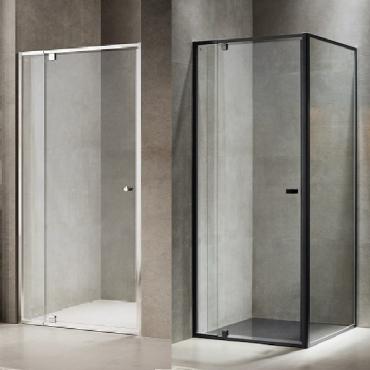 Eden : 6mm Semi-Frameless Shower Screens (H1950) (Adjustable)