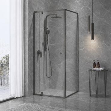 EDEN : FRONT & RETURN PANELS - BRUSHED GUNMETAL