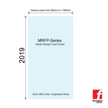 Master Range 6mm Ultra Clear Toughened Glass