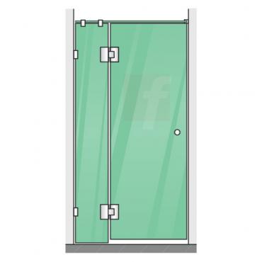 2 PANEL A (IN-LINE SHOWERS) HARDWARE AVALIABLE IN 10 COLORS