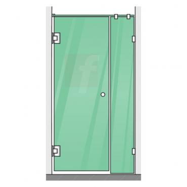 2 PANEL B (IN-LINE SHOWERS) HARDWARE AVALIABLE IN 10 COLORS 