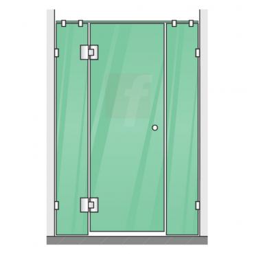 3 PANEL (IN-LINE SHOWERS) HARDWARE AVALIABLE IN 10 COLORS