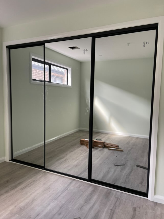 Framed Mirror Wardrobe Doors