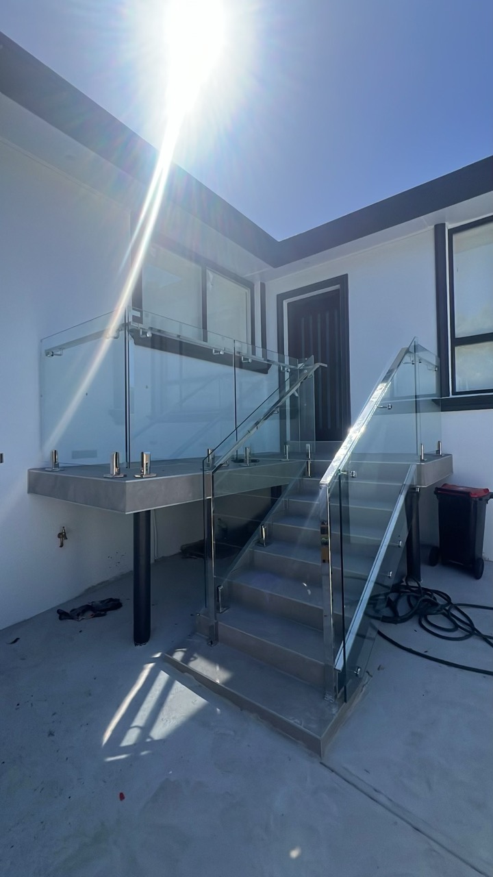 Custom Balustrade Fence Installed by Melvic Glass