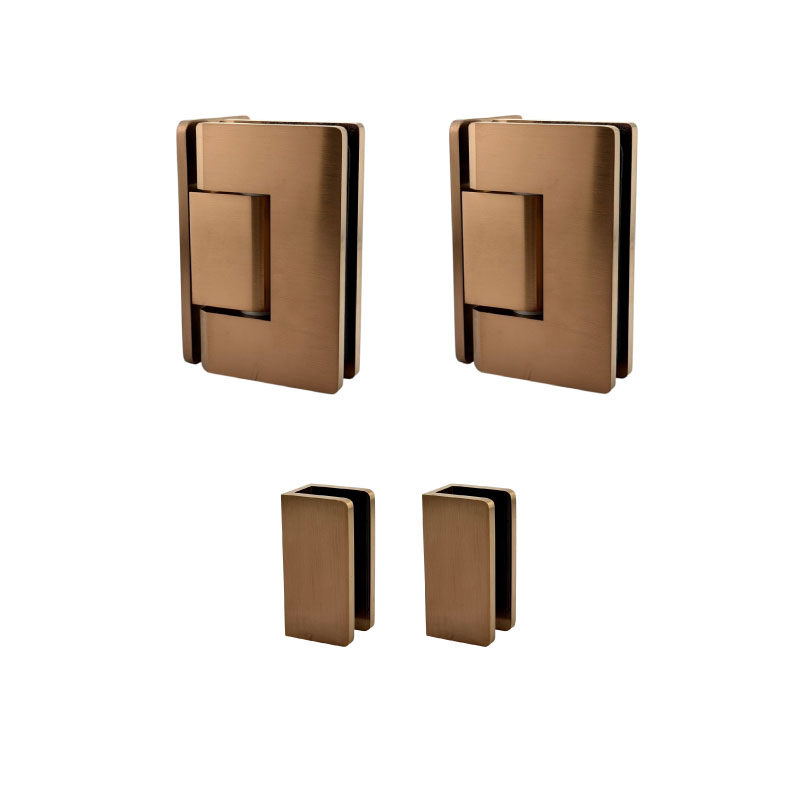2/3PW Hardware - Brushed Copper (Curved Corners)