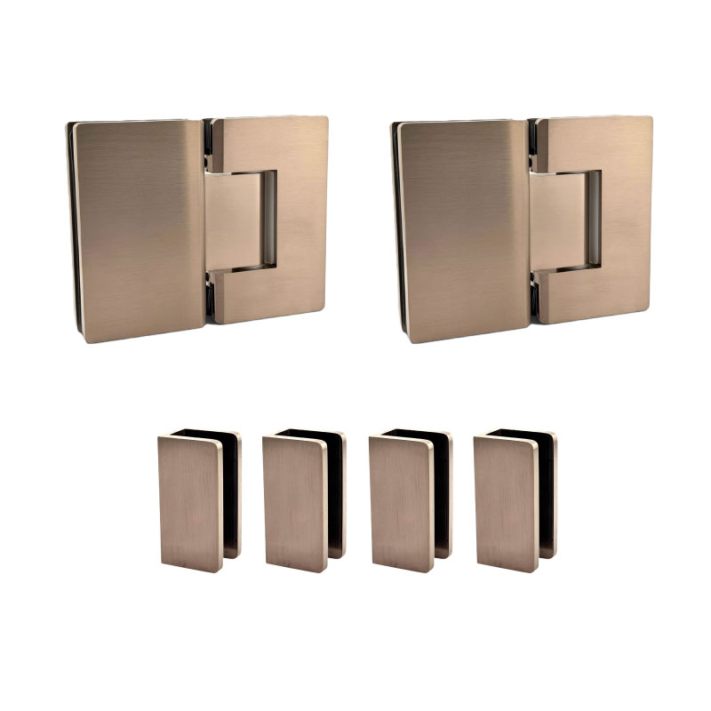 3/4P Hardware - Brushed Bronze (Curved Corners)