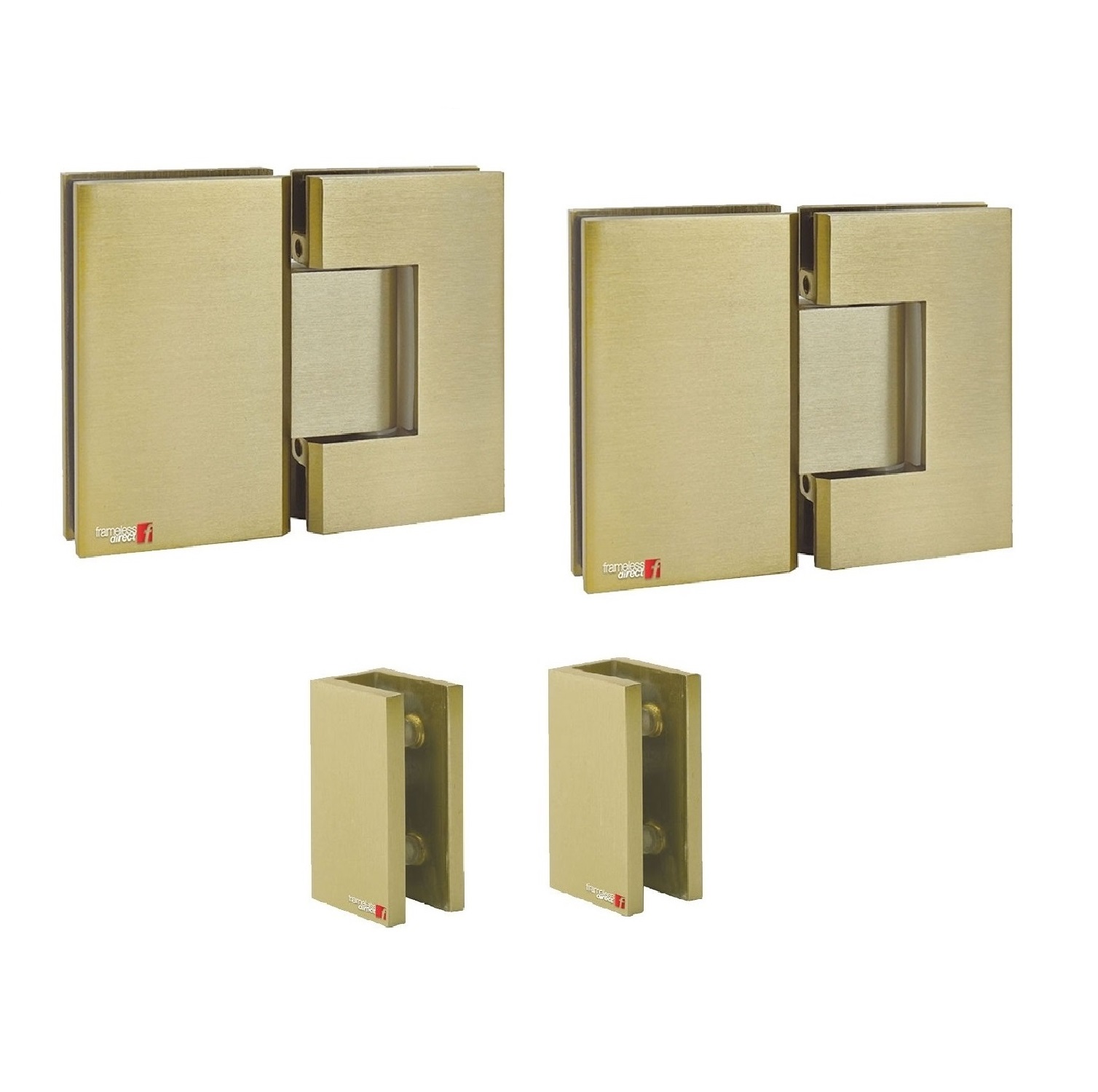 2PA Hardware - Brushed Gold (Brackets)
