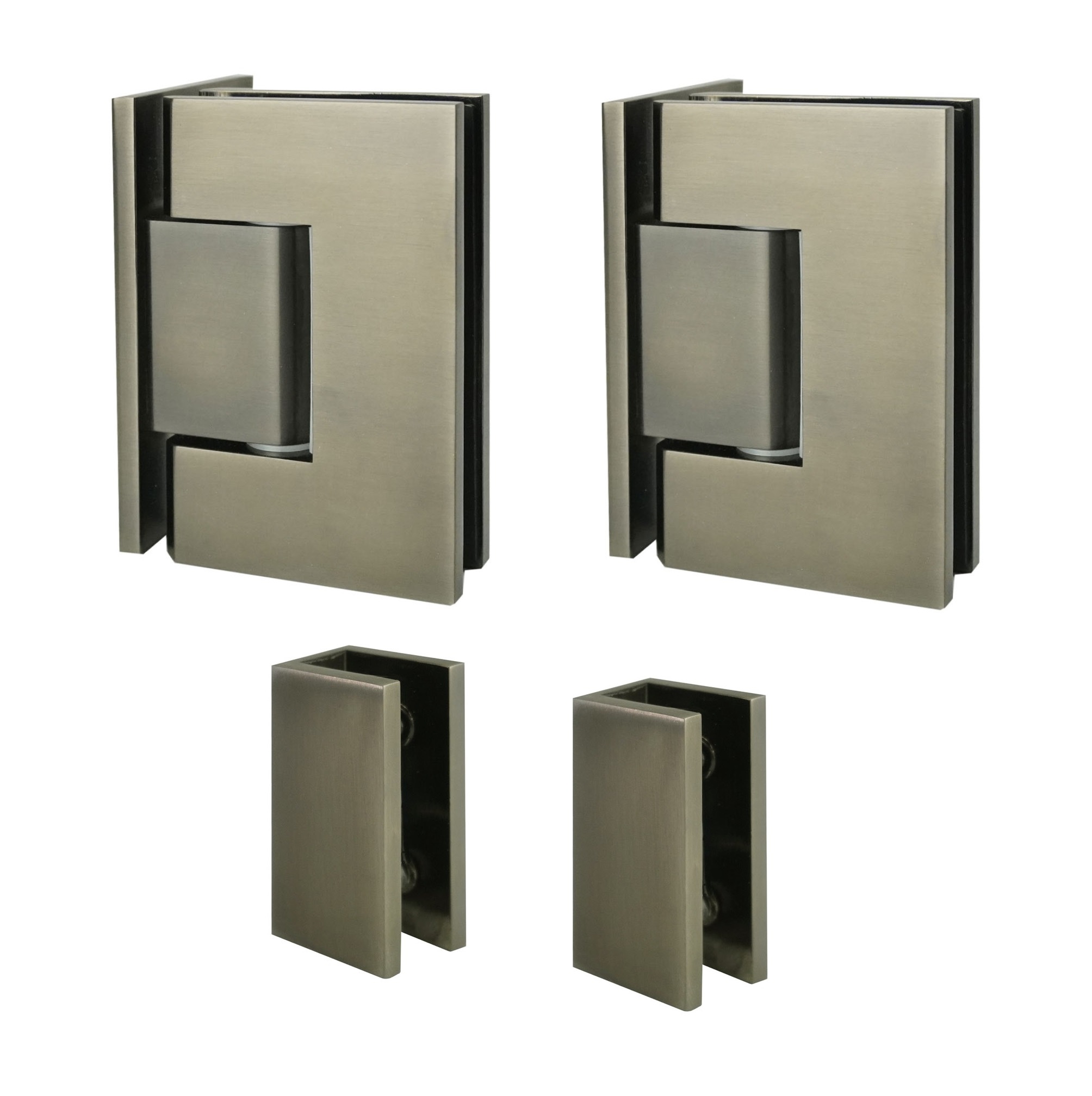 2PA-Hardware Brushed Gun Metal Finish (SQUARE SERIES)