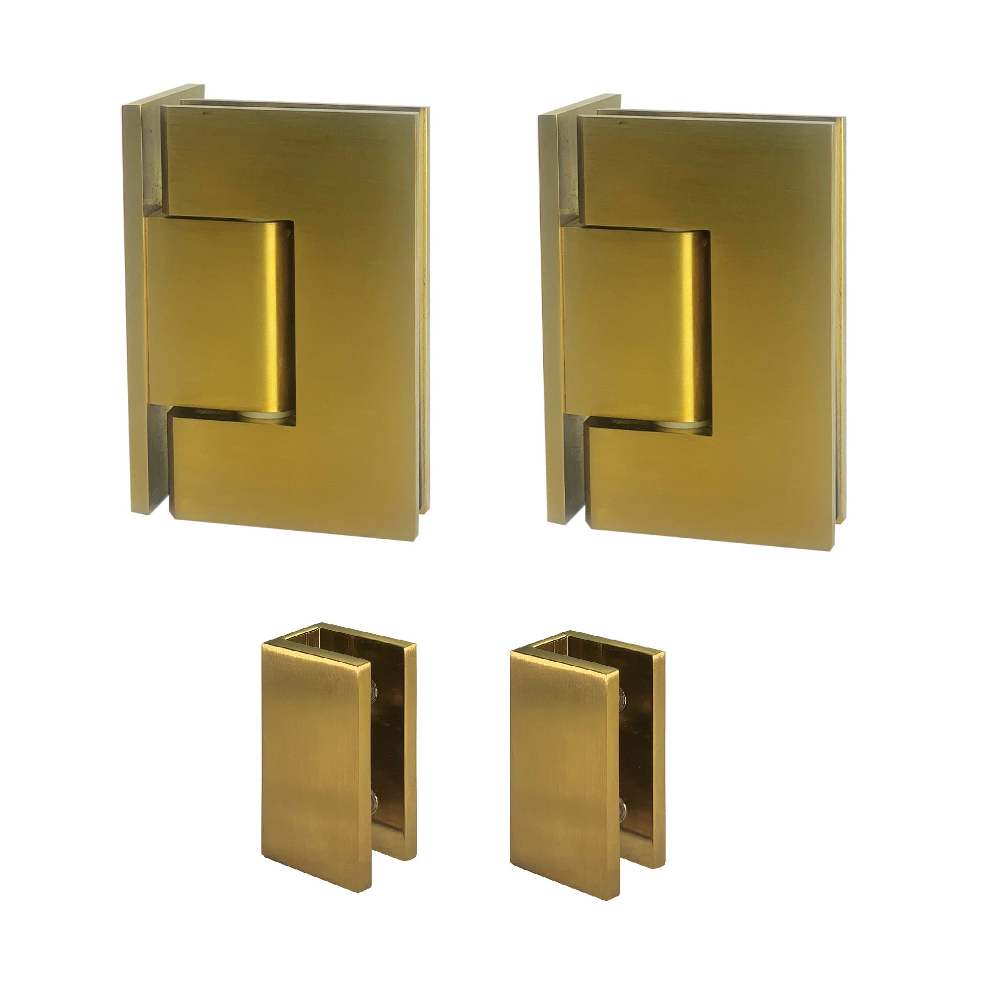 2/3PW Hardware - Brushed Brass (Brackets)