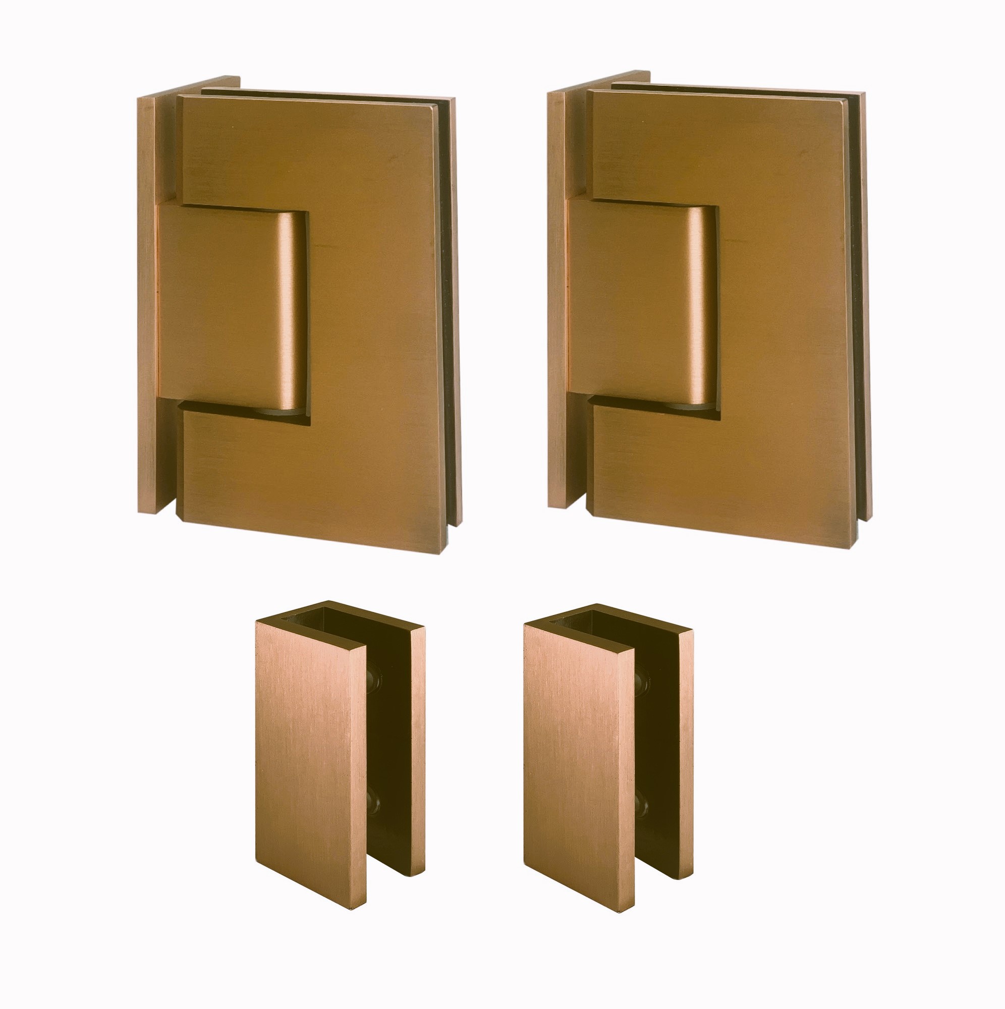 2/3PW Hardware - Brushed Copper (Brackets)