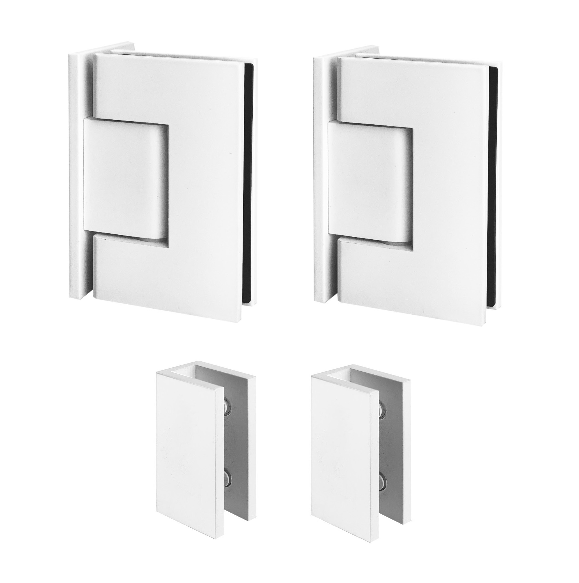 2/3PW Hardware - Matte White (Brackets)