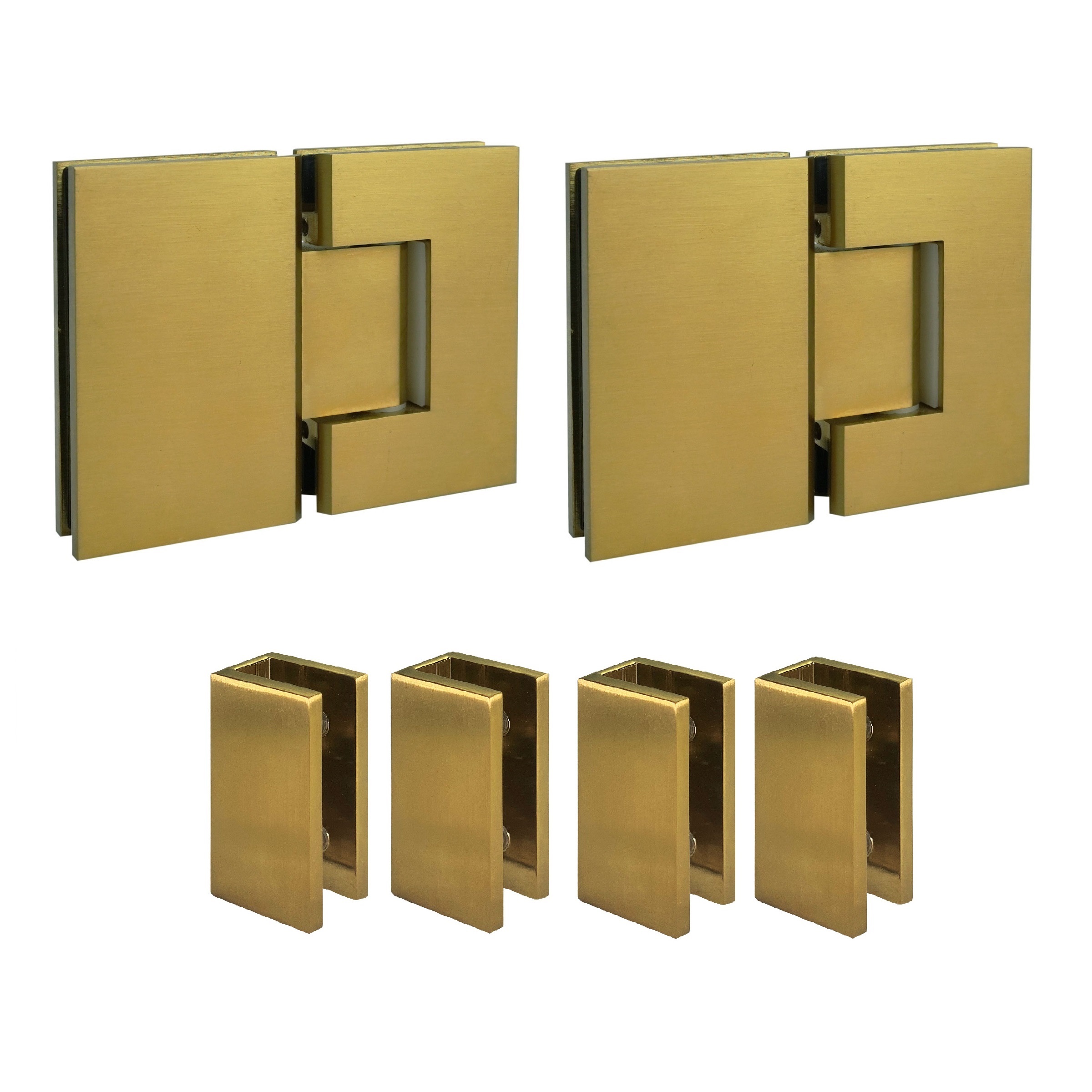 SHPBG4 - Brushed Brass Finish (Square Series)