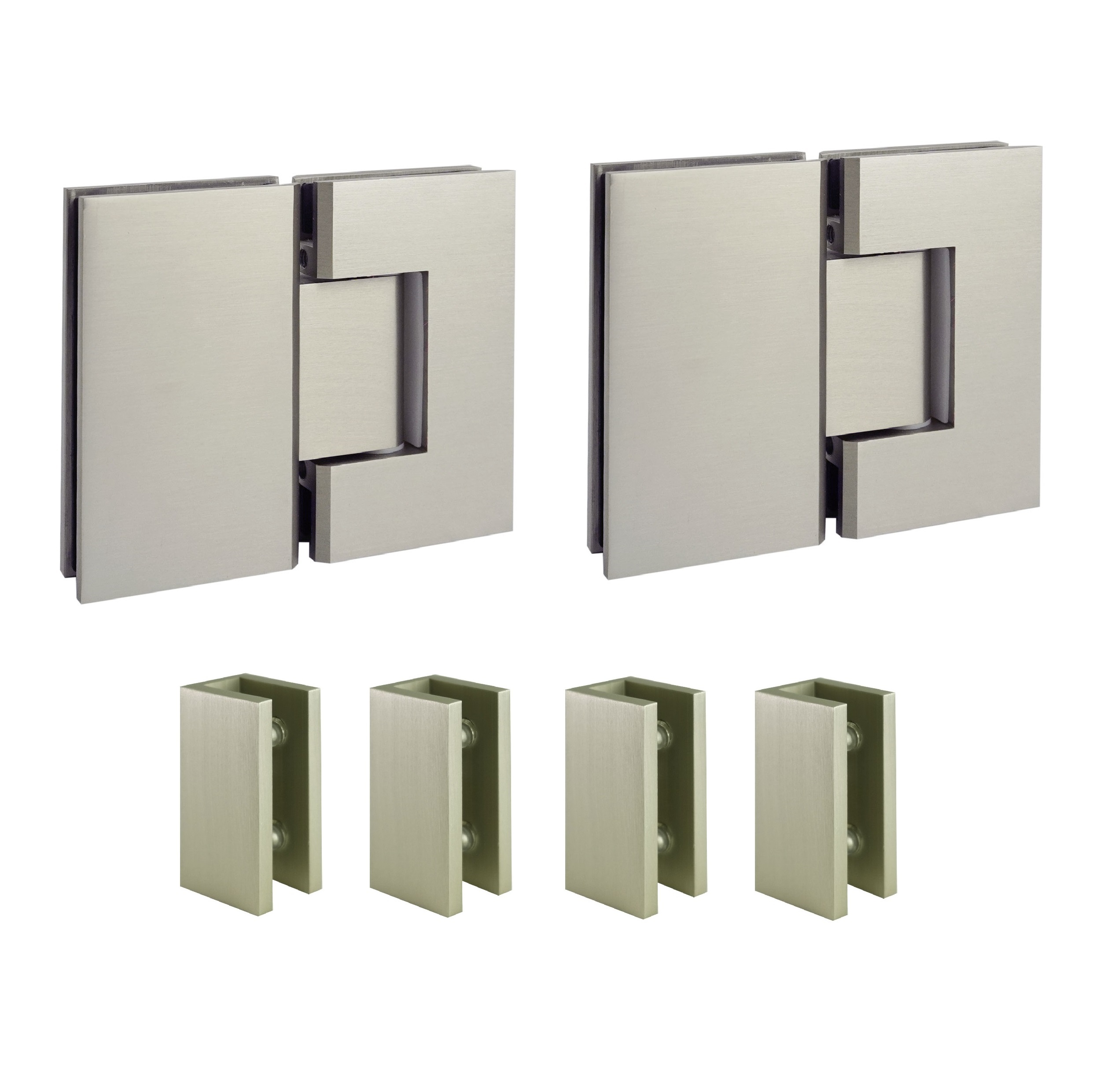 3/4P Hardware - Brushed Nickel (Brackets)