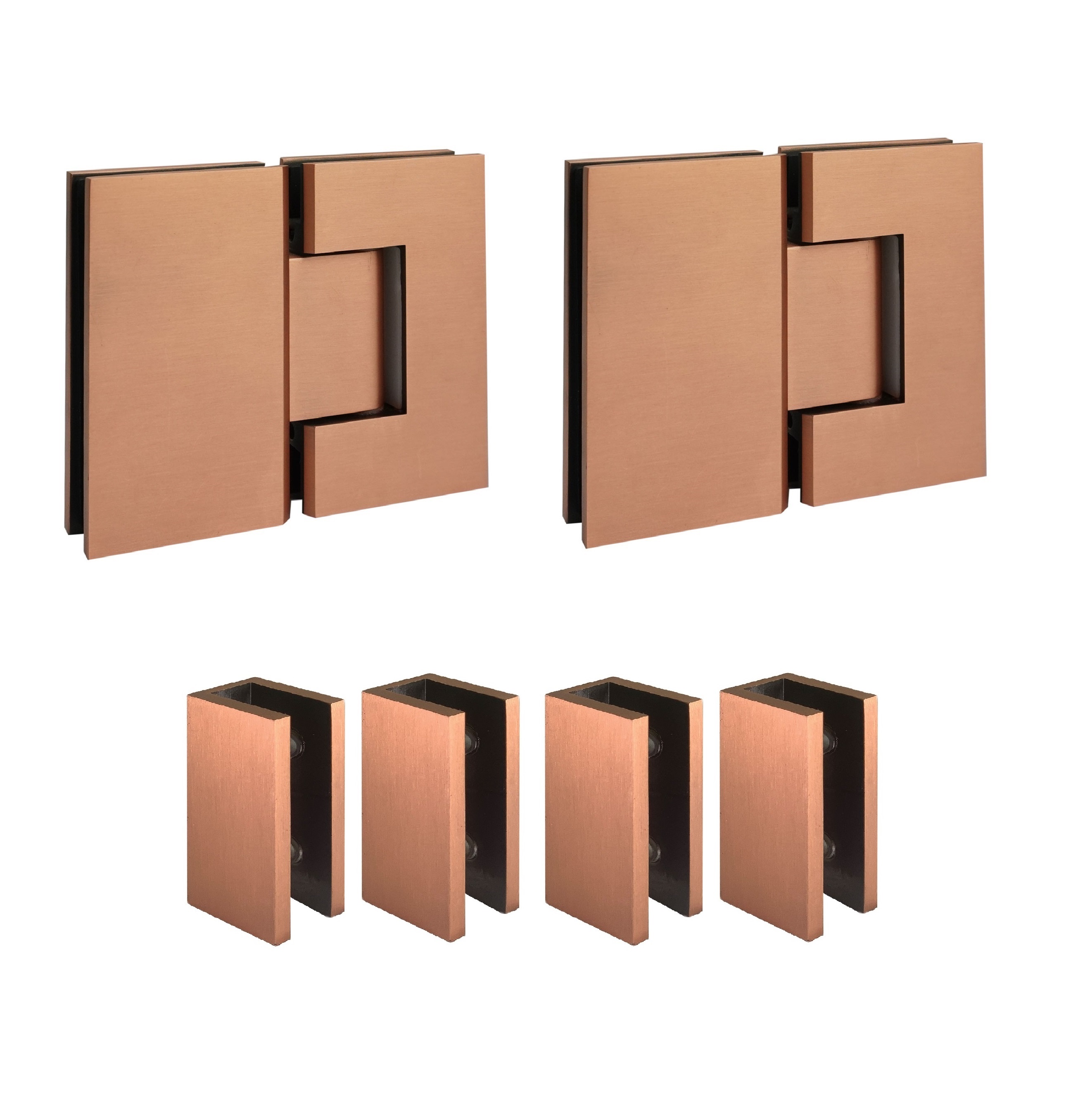 3/4P Hardware - Brushed Rose Gold (Brackets)