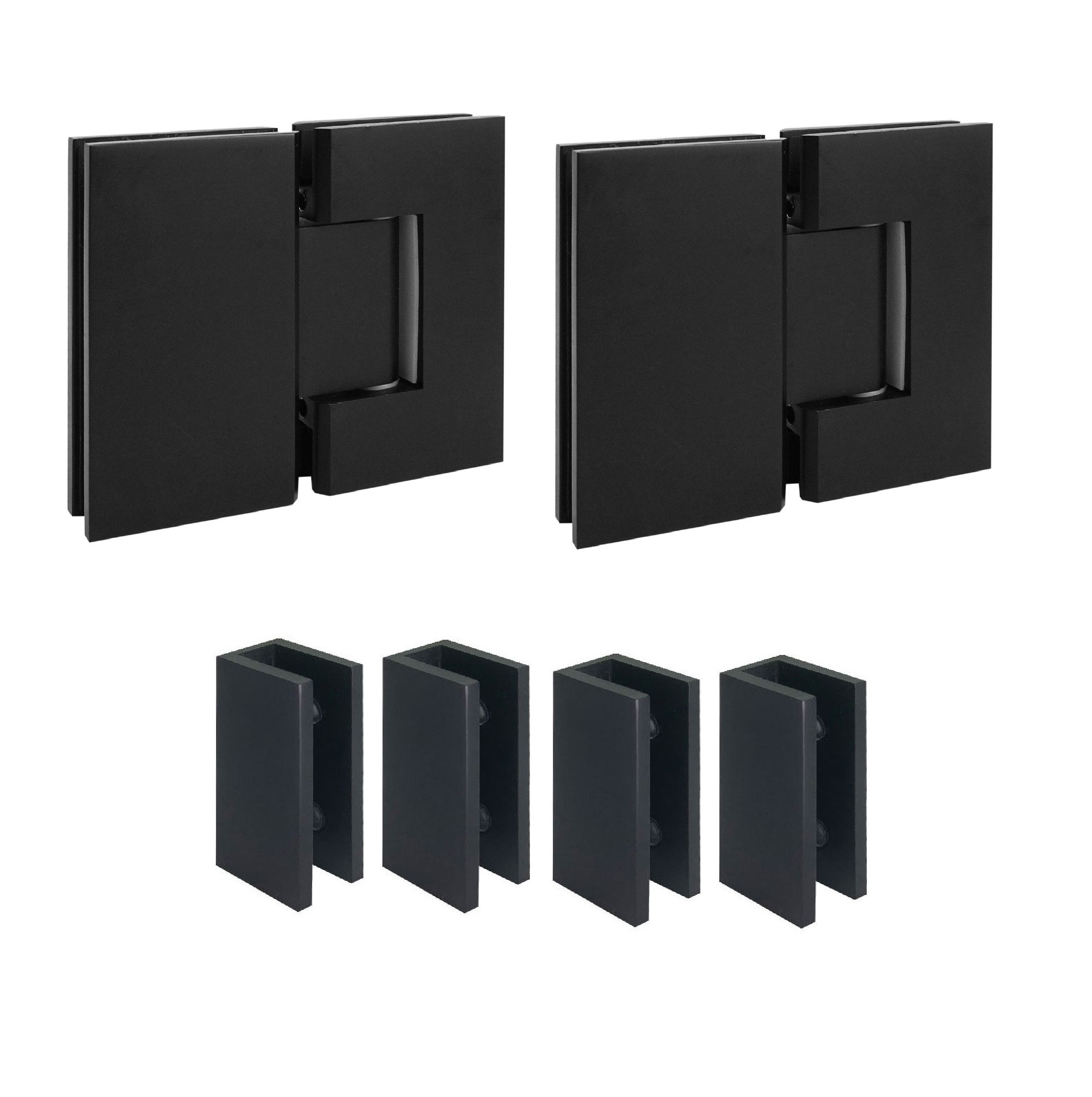 3/4P Hardware - Matte Black (Brackets)