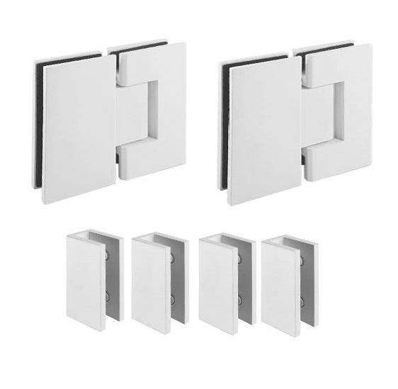 3/4P Hardware - Matte White (Brackets)