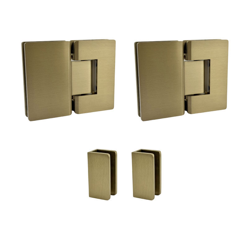 2PA Hardware - Brushed Gold (Curved Corners)