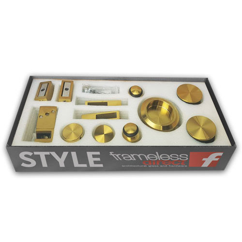 Style Sliding 3P Brushed Brass