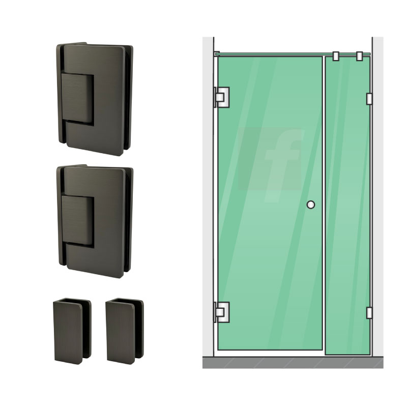 2 Panel B (Inline) BRUSHED GUNMETAL FINISH