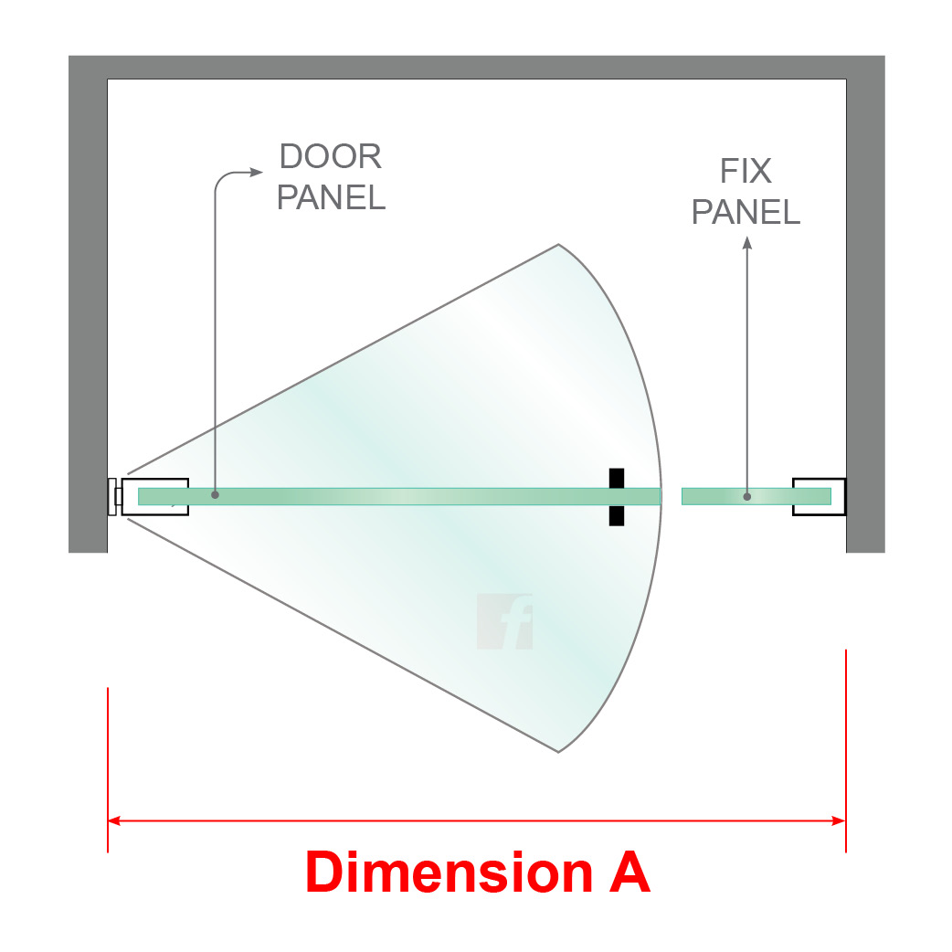 2 Panel (B) D-Handle (In-Line Showers)
