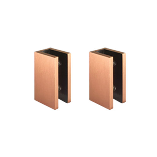 10mm Toughened Glass (Brushed Copper Hardware)