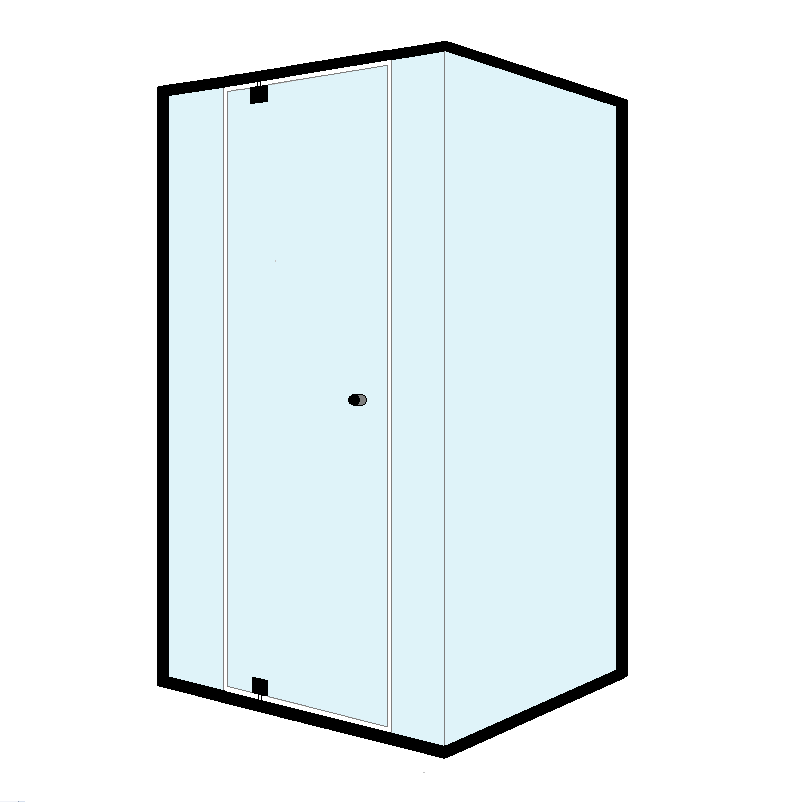 4 PANEL (RIGHT) CORNER SHOWER AVALIABLE IN 6 COLORS