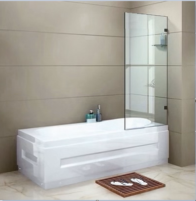 Single Panel Square & Curved 10mm Series Overbaths