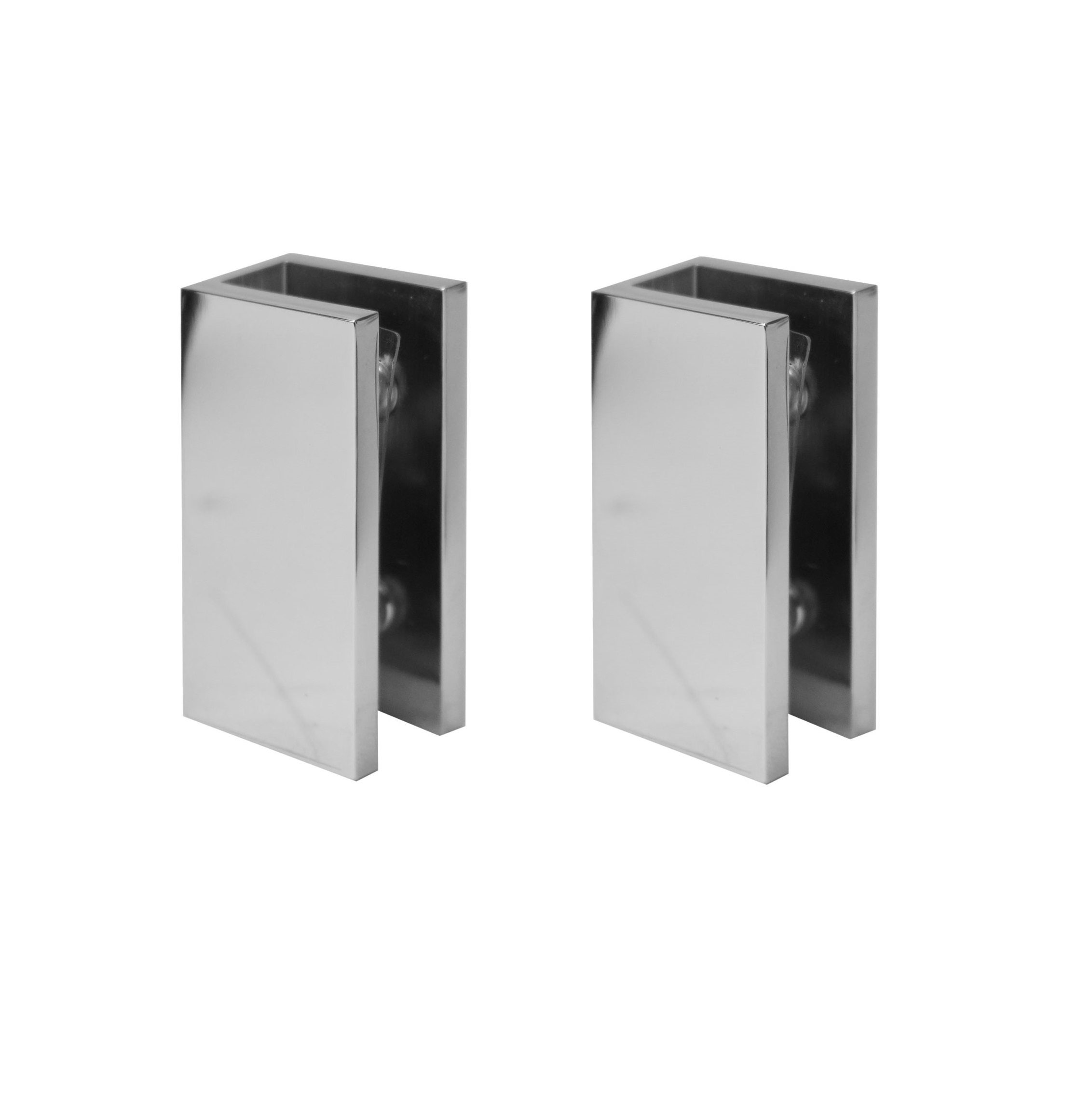 10mm Toughened Glass (Clear Polished Hardware) 
