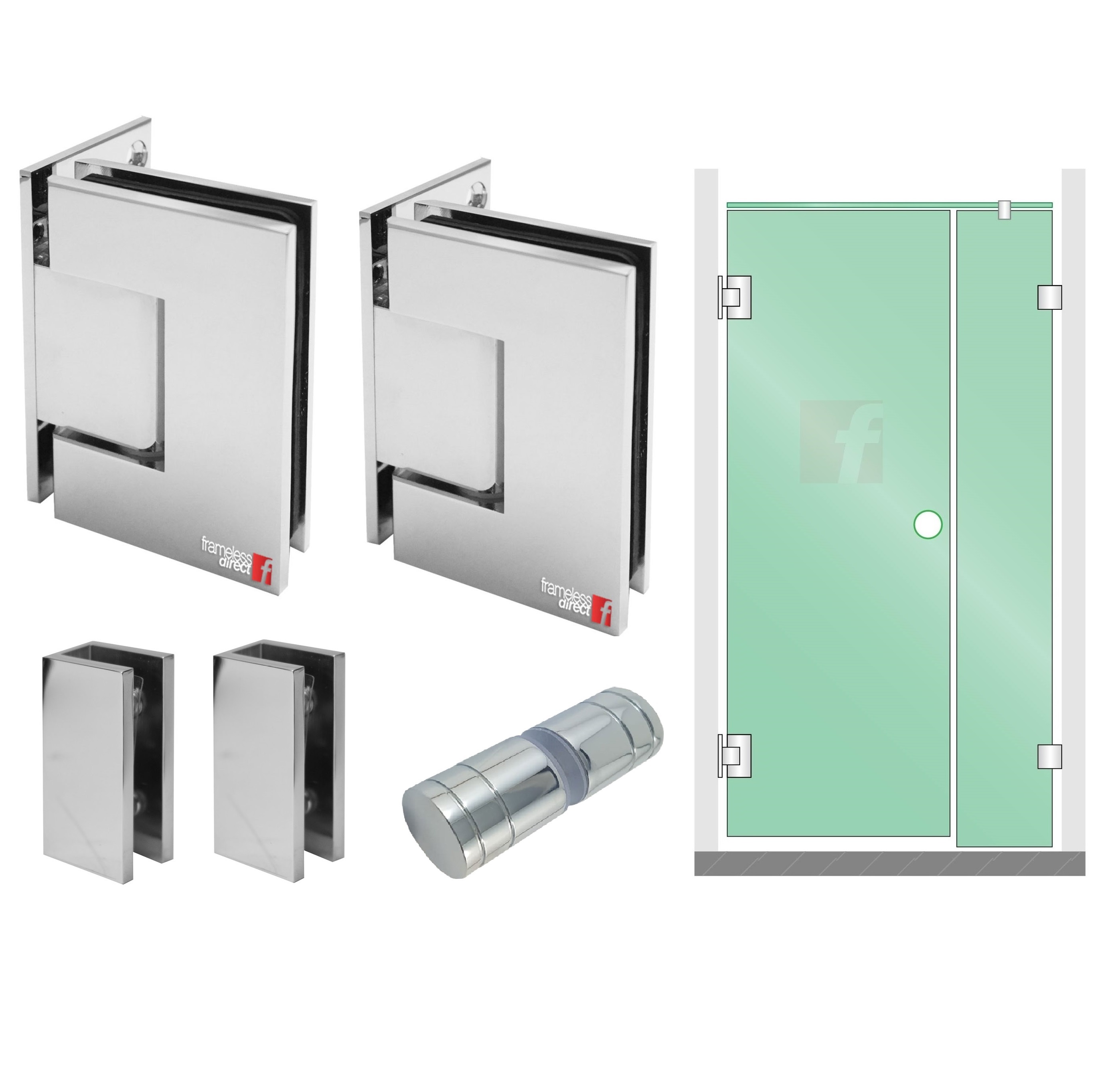 2 Panel B (Inline) CHROME PLATED FINISH