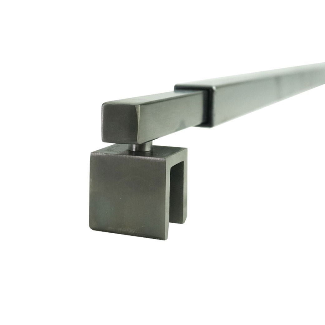 10mm Toughened Glass (Brushed Gun Metal Hardware)