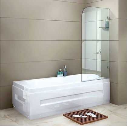 Single Panel Square & Curved 10mm Series Overbaths