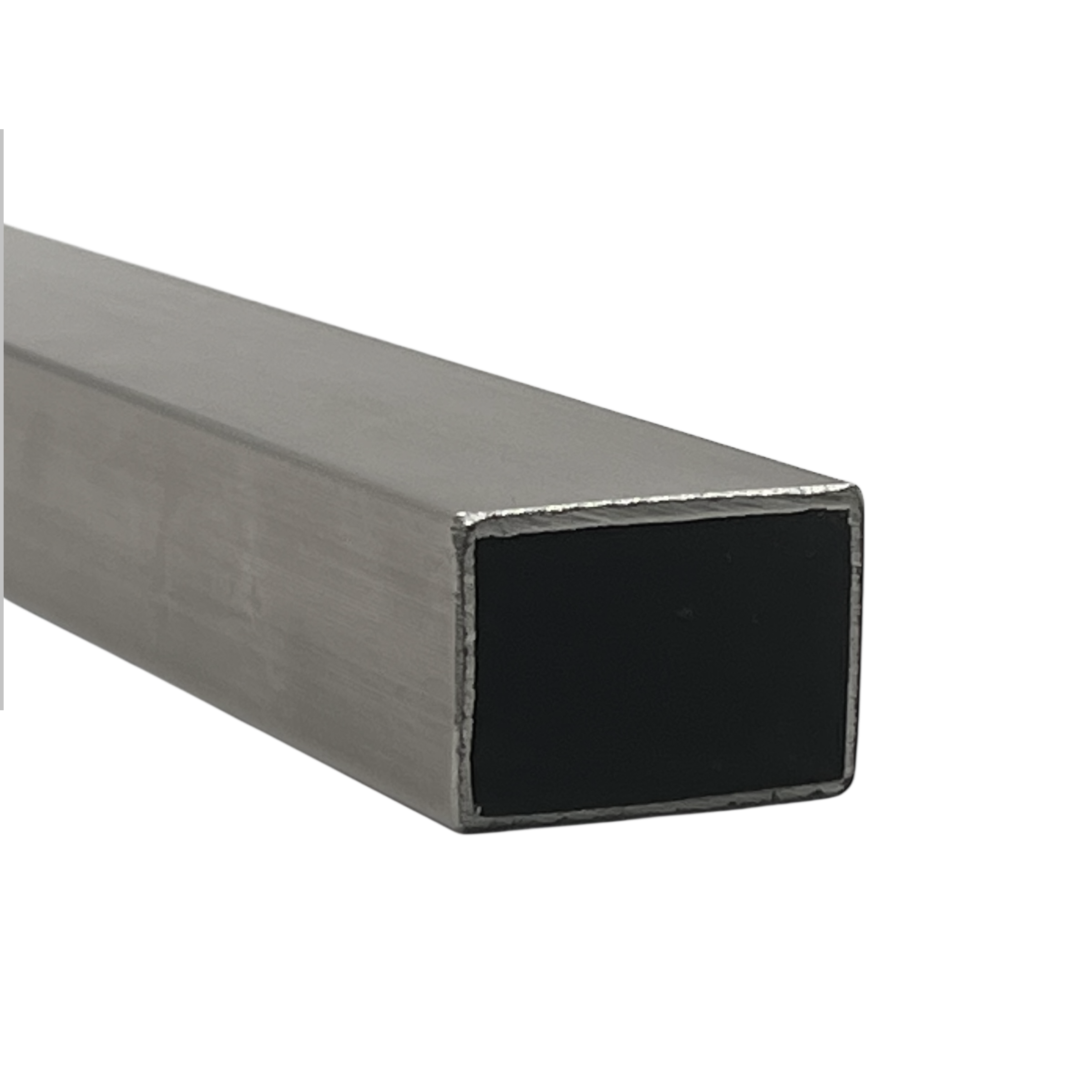 Non-Slotted Tube Square 21 x 30mm Stainless Steel 5800mm - Satin