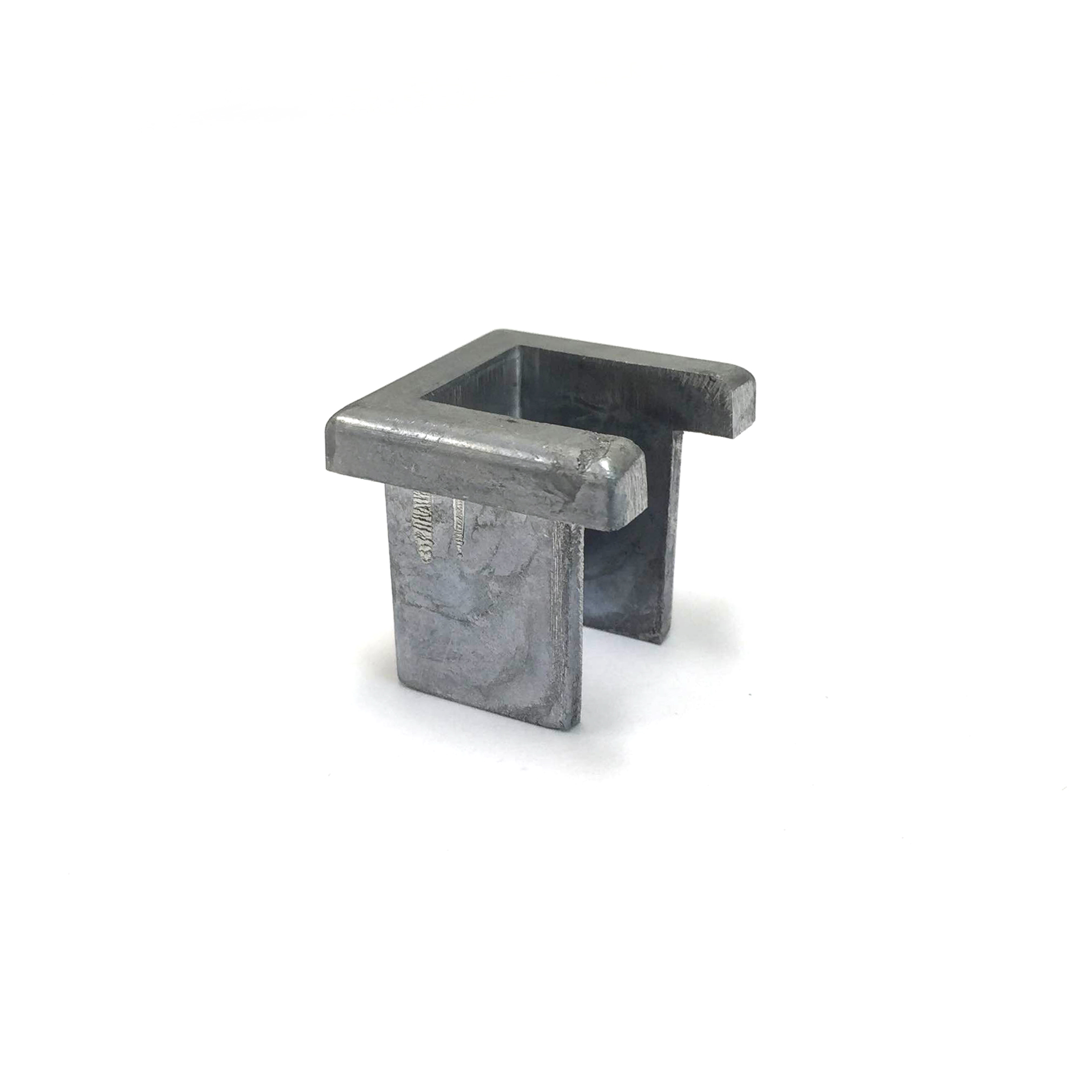 25mm Aluminium Channel Top Cap - Mill