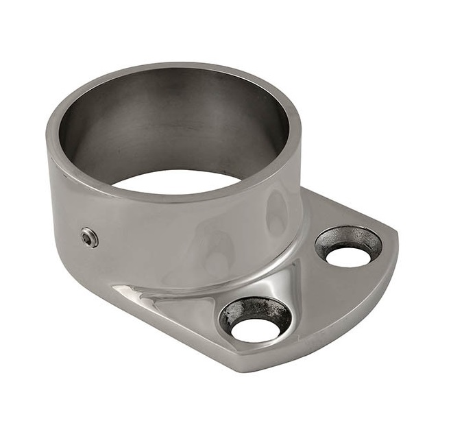 Wall Flange (Bottom Fix) 316 Stainless Steel - Polished 