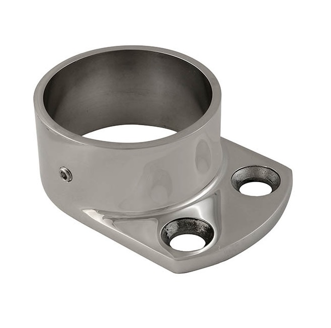 Wall Flange (Bottom Fix) 316 Stainless Steel - Satin