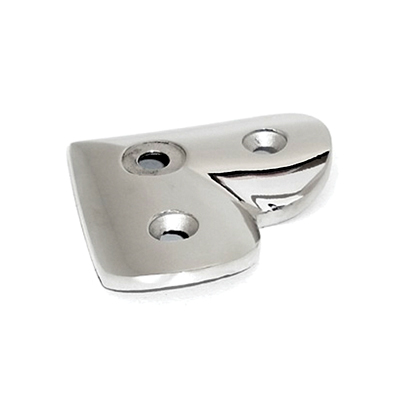 Handrail Mounting Saddle Corner Curved 50mm Stainless Steel - Polished