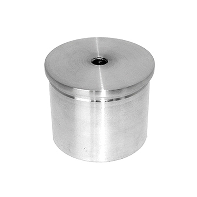 Post Cap Threaded Round 50mm Stainless Steel - Polished