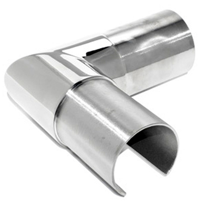 Elbow Slotted 50mm Stainless Steel - Polished