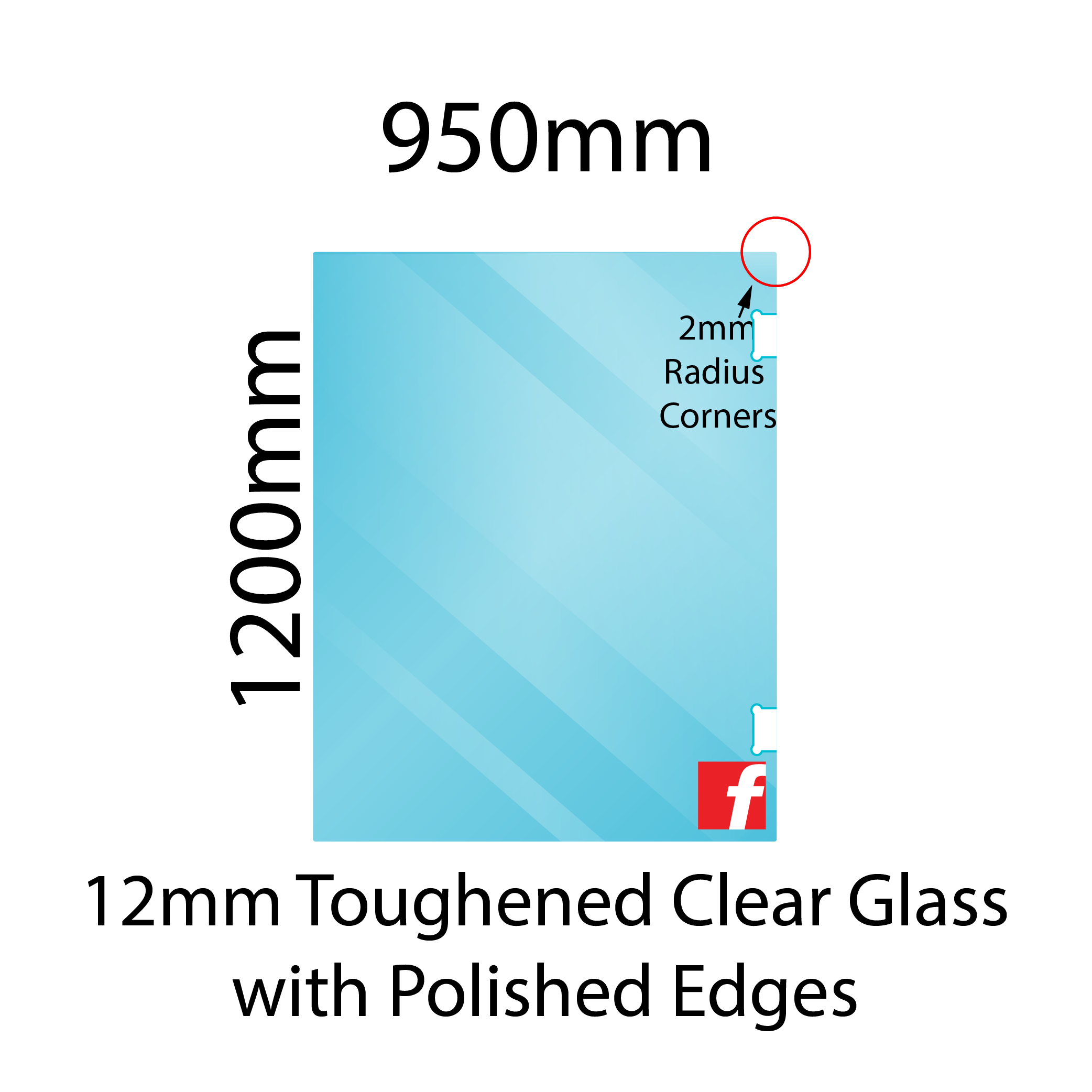 Hinge Panel (Atlantic/Polaris) 1200 x 950mm