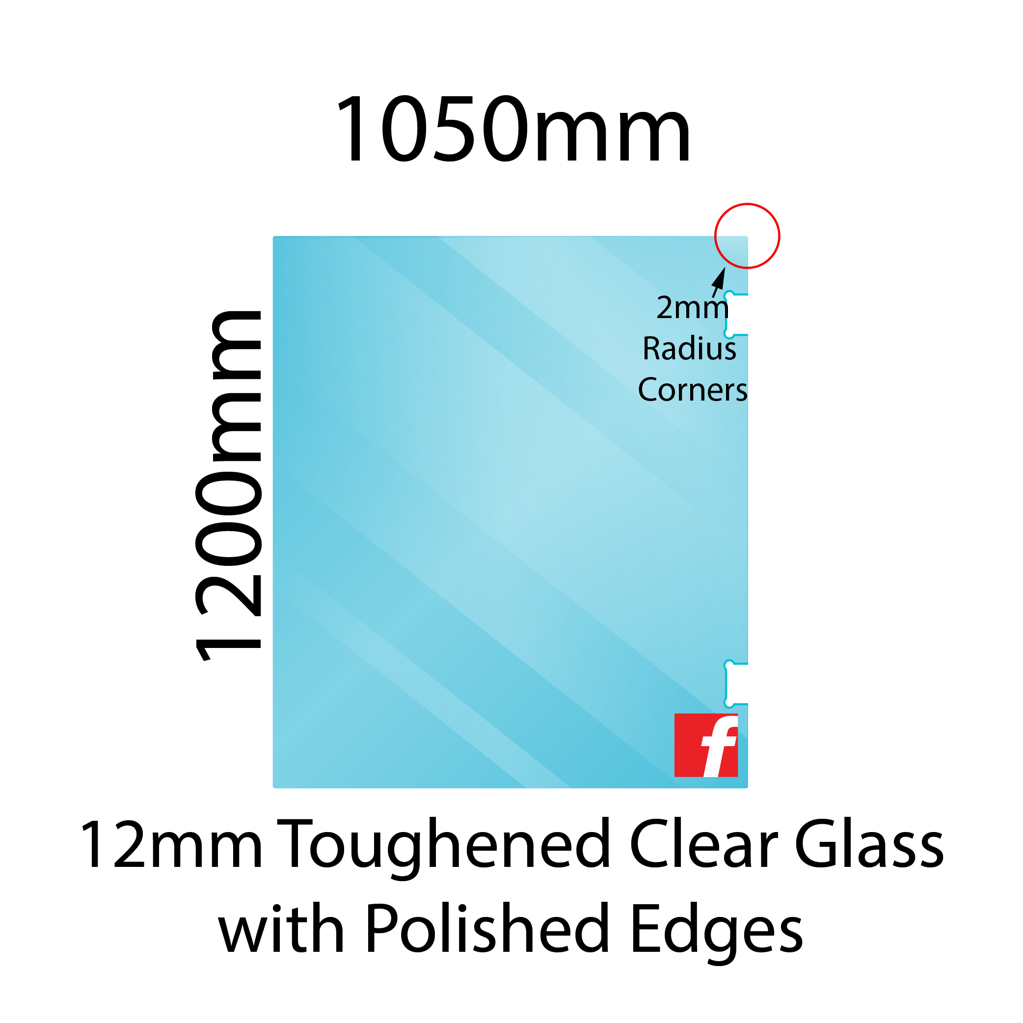 Hinge Panel (Atlantic/Polaris) 1200 x 1050mm