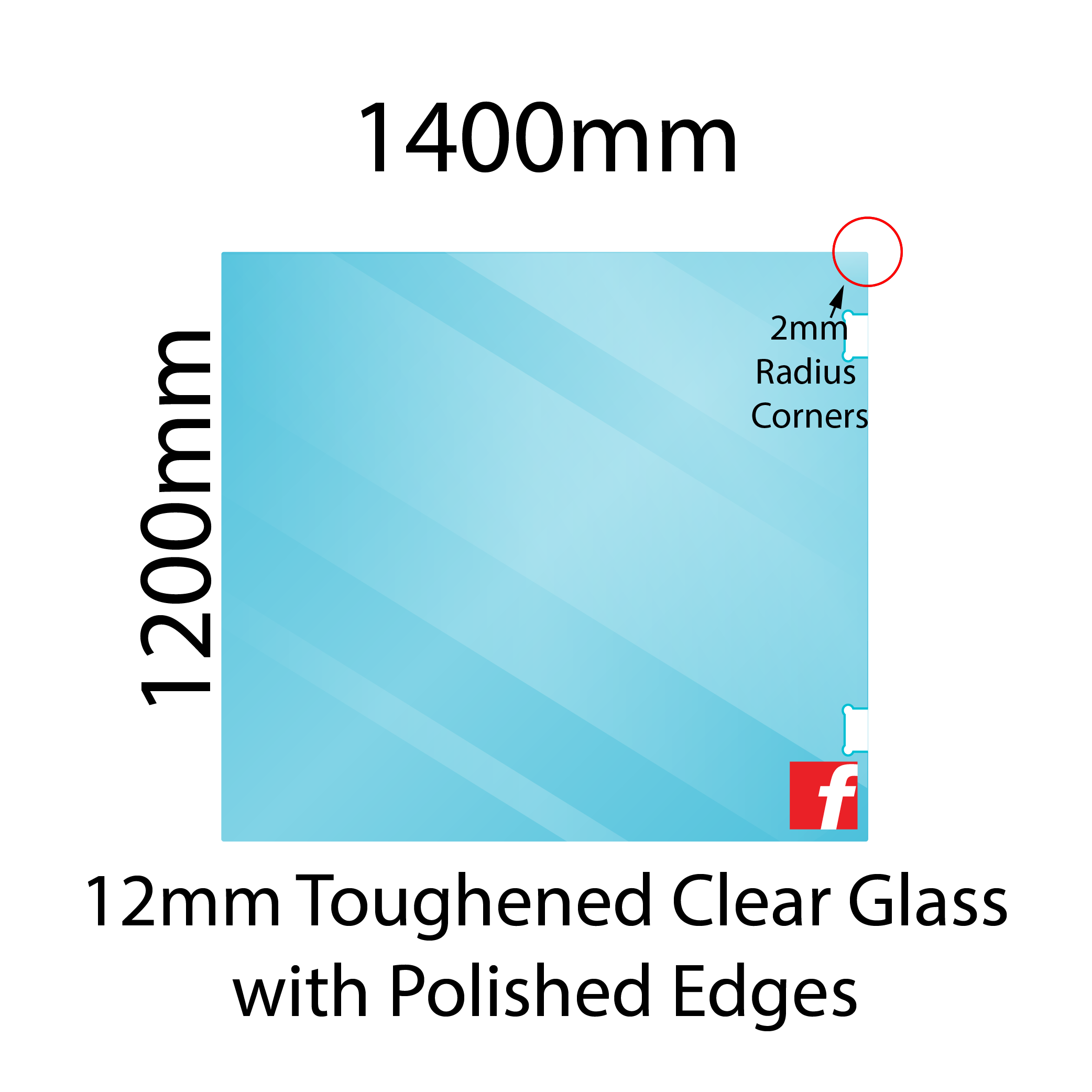 Hinge Panel (Atlantic/Polaris) 1200 x 1400mm
