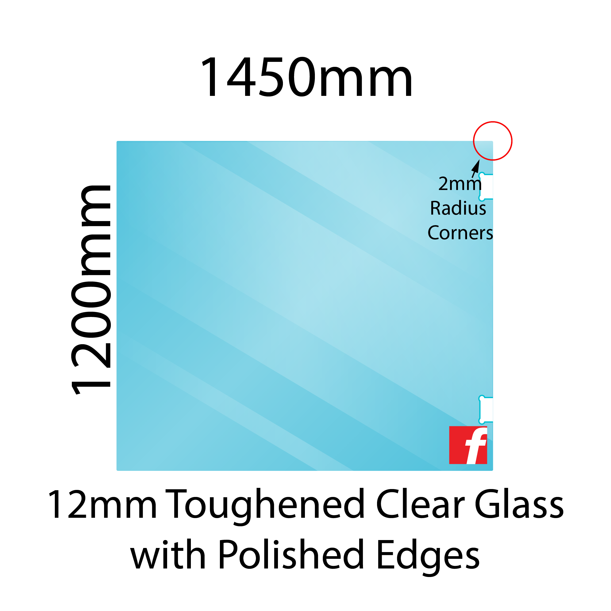 Hinge Panel (Atlantic/Polaris) 1200 x 1450mm