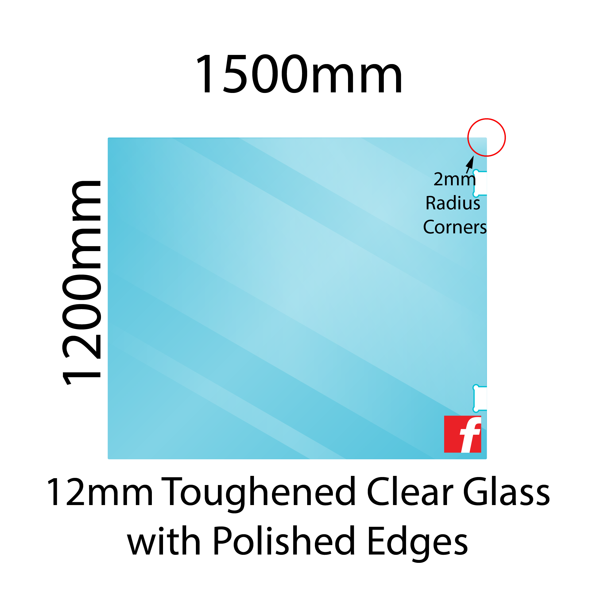 Hinge Panel (Atlantic/Polaris) 1200 x 1500mm