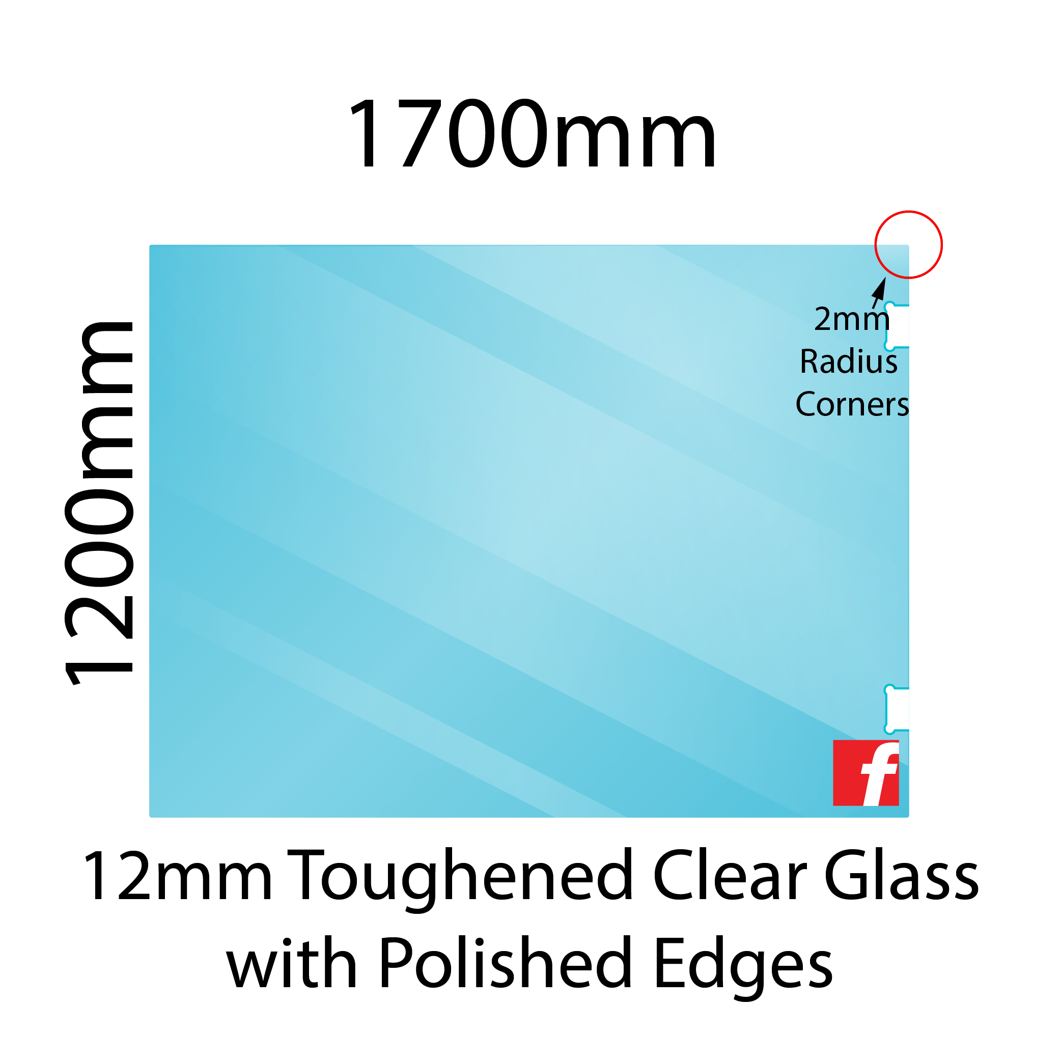 Hinge Panel (Atlantic/Polaris) 1200 x 1700mm