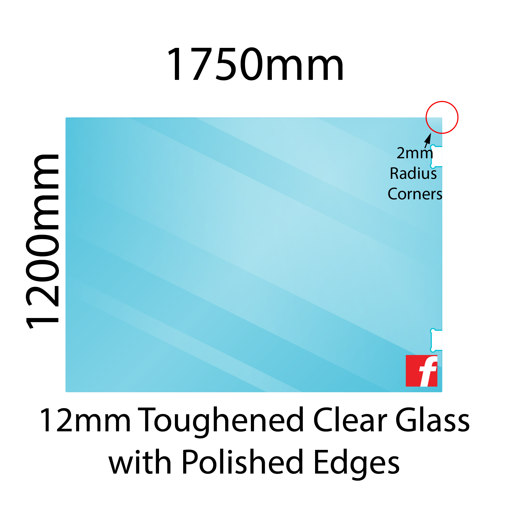 Hinge Panel (Atlantic/Polaris) 1200 x 1750mm