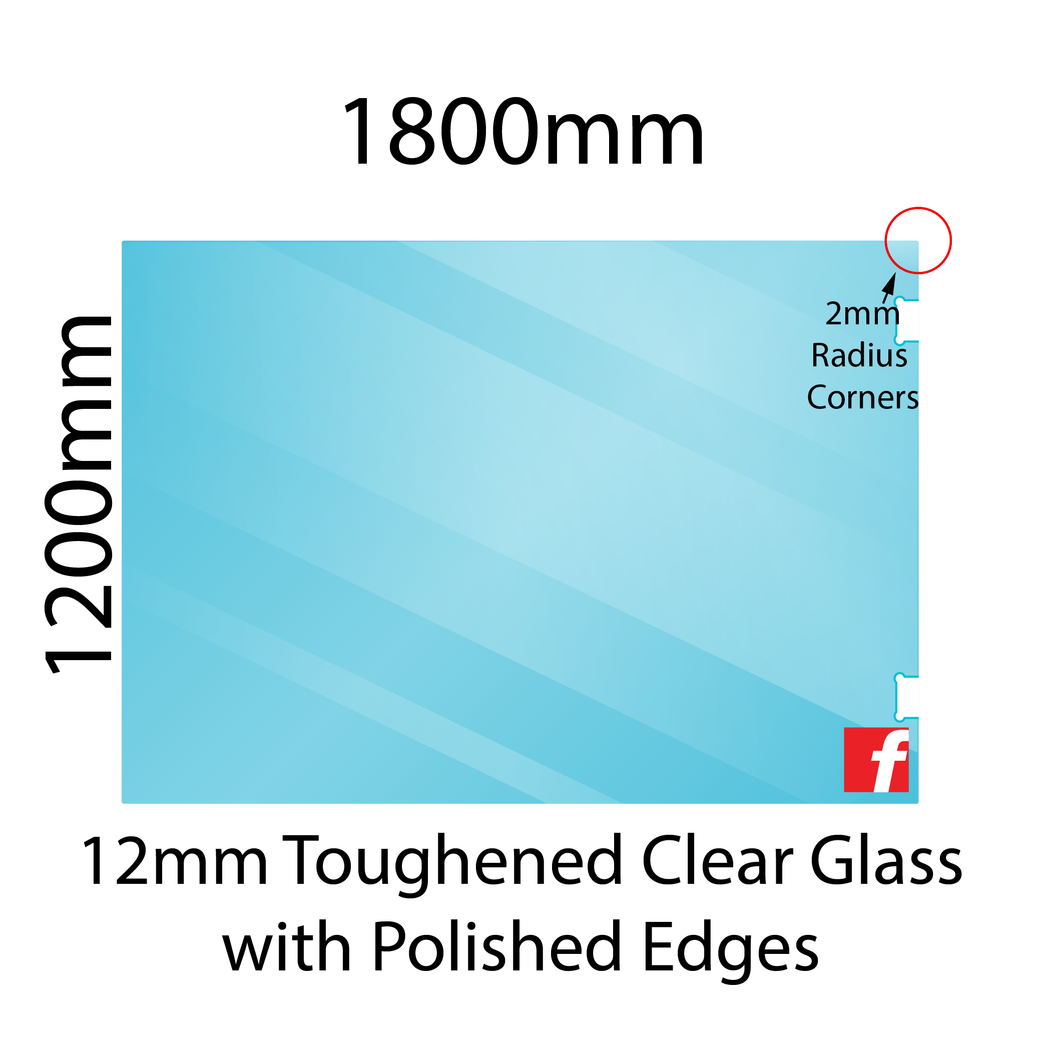 Hinge Panel (Atlantic/Polaris) 1200 x 1800mm
